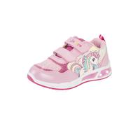Sneaker DISNEY "UNICORN", Mädchen, Gr. 31, pink, Synthetik, Schuhe Sneaker, mit cooler Blinkfunktion (83368862-31) pink