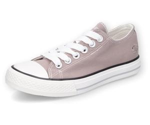 Sneaker DOCKERS BY GERLI, Damen, Gr. 38, grau (hellgrau), Textil, Schuhe Sneaker, mit dezenter Logo-Stickerei, Freizeitschuh, Halbschuh, Schnürschuh (14538758-38) hellgrau