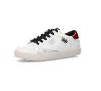 Sneaker DOCKERS BY GERLI, Damen, Gr. 42, weiß, rot, Lederimitat, Schuhe Sneaker, Cupsole Sneaker, Freizeitschuh mit Farbakzenten (99126309-42) weiß, rot