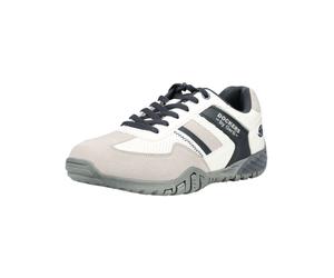 Sneaker DOCKERS BY GERLI "Dockers by Gerli Sneaker Lederimitat", Herren, Gr. 41, weiß, grau, Lederimitat, Schuhe Sneaker (21342913-41) weiß, grau