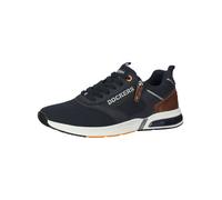 Sneaker DOCKERS BY GERLI Gr. 42, blau (navy, cognac) Herren Schuhe Sneaker mit seitlichem Reißverschluss (68107869-42)