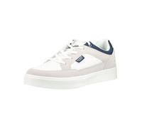 Sneaker DOCKERS BY GERLI "Dockers by Gerli Sneaker Textil", Herren, Gr. 45, weiß, blau, Textil, Schuhe Sneaker (36811448-45) weiß, blau