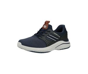 Sneaker DOCKERS BY GERLI "Dockers by Gerli Sneaker Textil", Herren, Gr. 48, blau, braun, Textil, Schuhe Sneaker (59049605-48) blau, braun