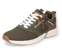 Dockers by Gerli Sportliche Schnürschuhe für Herren, oliv, Gr. 46 EU