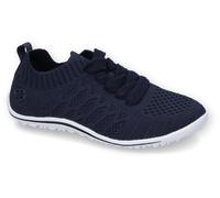 Sneaker DOCKERS BY GERLI, Mädchen, Gr. 31, blau (navy), Textil, Schuhe Sneaker, Barfußschuh, Schnürschuh, Trainingsschuh mit Wechselfußbett (52574659-31)