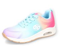 Sneaker DOCKERS BY GERLI, Mädchen, Gr. 33, bunt, Textil, Schuhe Sneaker, Pride Sneaker, Schnürschuh mit Farbverlauf (51637263-33) bunt