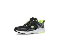Sneaker DOCKERS BY GERLI, Mädchen, Gr. 33, schwarz, grau, lime, Textil, Schuhe Sneaker, Freizeitschuh, Sportsneaker mit Drehverschluss, Leichtgewicht (72557456-33) schwarz, grau, lime