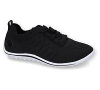 Sneaker DOCKERS BY GERLI, Kinder, Gr. 33, schwarz, Textil, sportlich, Schuhe, Barfußschuh, Schnürschuh, Trainingsschuh mit Wechselfußbett (62117516-33) schwarz