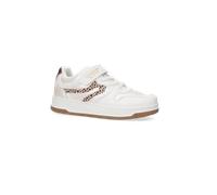 Sneaker DOCKERS BY GERLI, Mädchen, Gr. 39, weiß, multi, Lederimitat, metallic, Schuhe Sneaker, Halbschuh, Freizeitschuh, Klett-Sneaker mit Metallic Details (12796918-39)