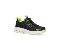 Sneaker DOCKERS BY GERLI, Mädchen, Gr. 40, schwarz, lime, Nubuklederimitat, Textil, Basic, Schuhe Sneaker, Trekkingschuh, Halbschuh, Sportschuh mit Schnellverschluss (95792612-40) schwarz, lime