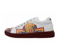 Sneaker DOGO "India" Gr. 36, Normalschaft, bunt (weiß) Damen Schuhe Skaterschuh Sneaker low Vegan (14190840-36)