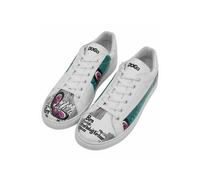 Sneaker DOGO "Damen Ace Sneakers Kunsthalle Vegan Damen / female" Gr. 43, Normalschaft, weiß Damen Schuhe Sneaker Vegan (14712803-43)