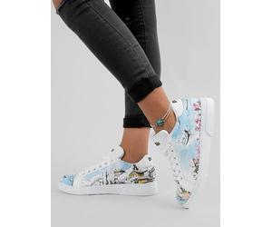 Sneaker DOGO "Ace Low-Top Sneaker Lago Di Como Damen Sneaker", Damen, Gr. 39, Normalschaft, weiß, Lederimitat, Schuhe Sneaker, Handgefertigt (66328553-39) weiß
