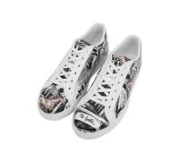 Sneaker DOGO "Ace Low-Top Sneaker No Limits Damen Sneaker", Herren, Gr. 45, Normalschaft, weiß, Lederimitat, Schuhe Sneaker, Handgefertigt (10354660-45) weiß