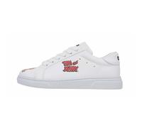 Sneaker DOGO "Ace Low-Top Sneaker Tom & Jerry Damen Sneaker", Herren, Gr. 38, Normalschaft, weiß, Lederimitat, Schuhe Sneaker, Handgefertigt (78780965-38) weiß