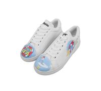 Sneaker DOGO "Ace Low-Top Sneaker You, Me And The Sea Damen Sneaker, Ace", Damen, Gr. 38, Normalschaft, weiß, Lederimitat, Schuhe Sneaker, Handgefertigt (36196200-38) weiß