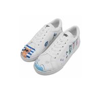 Sneaker DOGO "Ace Low-Top Sneaker You, Me And The Sea Damen Sneaker", Damen, Gr. 41, Normalschaft, blau, Lederimitat, Schuhe Sneaker, Handgefertigt (37417923-41) blau