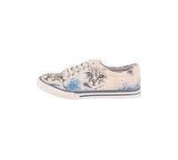 Sneaker DOGO "Classic Schnürsneaker Deepness Damen Sneaker", Damen, Gr. 40, Normalschaft, bunt (natur), Lederimitat, Schuhe Sneaker, Handgefertigt (67129531-40) natur