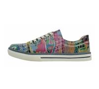 Sneaker DOGO "Classic Schnürsneaker No More Drama Damen Sneaker", Damen, Gr. 40, bunt (mehrfarbig), Schuhe Sneaker, Handgefertigt (35749969-40) mehrfarbig