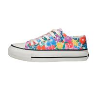 Sneaker DOGO "Liria Low-Top Sneaker Floral Damen Sneaker", Damen, Gr. 39, Normalschaft, bunt (mehrfarbig), Textil, Schuhe Sneaker, Handgefertigt (29675355-39) mehrfarbig