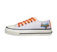 Sneaker DOGO "Liria Low-Top Sneaker Space Jam Damen Sneaker", Damen, Gr. 39, Normalschaft, weiß, Textil, Schuhe Sneaker, Handgefertigt (63364034-39) weiß