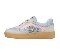 Sneaker DOGO "Monet Low-Top Sneaker Break The Silence Damen Sneaker", Damen, Gr. 40, Normalschaft, blau, Lederimitat, Schuhe Sneaker, Handgefertigt (42165123-40) blau