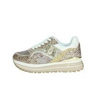 Liu Jo Maxi Wonder Glitter 73, Platform Full Glitter Damen Sneakers, gold, 38 EU