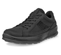Sneaker ECCO "Byway", Herren, Gr. 42, schwarz, Leder, Textil, Schuhe Sneaker, Halbschuh, Freizeitschuh, Schnürschuh mit softem Schaftrand (73185247-42) schwarz