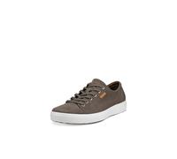 Sneaker ECCO "ECCO Soft 7M", Herren, Gr. 42, grau (dunkelgrau), Nubukleder, Schuhe Sneaker, Freizeitschuh, Halbschuh, Schnürschuh mit Ecco Markenlabel (75751126-42) dunkelgrau