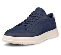 Sneaker ECCO "Move W", Damen, Gr. 40, blau (marine), Leder, Schuhe Sneaker, Freizeitschuh, Halbschuh mit ergonomischer Fluidform Sohle (90129014-40) marine