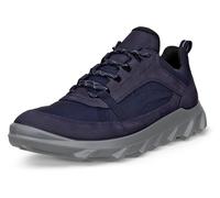 Sneaker ECCO "Mx Low wp", Herren, Gr. 47, dunkelblau, Leder, Textil, Schuhe Sneaker, Schnürschuh, Freizeitschuh mit BREATHRU Konzept, waterproof (22924060-47) dunkelblau