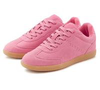 Sneaker ELBSAND "Freizeitschuh, Ledersneaker, Schnürschuh", Herren, Gr. 41, pink, Obermaterial: 93% Rindsleder, 7% Lederimitat. Decksohle: 100% Textilmaterial. Futter: 100% Polyester. Laufsohle: 100%