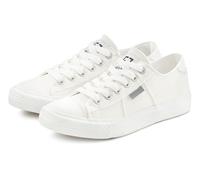 Sneaker ELBSAND, Damen, Gr. 45, weiß, Obermaterial: 100% Textilmaterial. Futter: 100% Textilmaterial. Decksohle: 100% Textilmaterial. Laufsohle: 100% Synthetik, used, unifarben, casual, Schuhe, Schnür