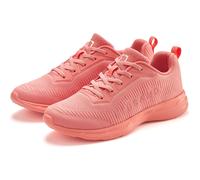 Sneaker ELBSAND "Slip-In Sneaker", Damen, Gr. 42, orange (peach), Obermaterial: 70% Textilmaterial, 30% Lederimitat. Decksohle: 100% Textilmaterial. Futter: 100% Textilmaterial. Laufsohle: 100% Synthe