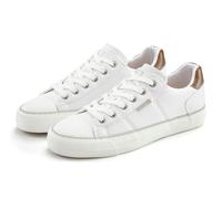 Sneaker ELBSAND "Textilschuh, Schnürschuh", Damen, Gr. 39, weiß, Obermaterial: 96% Textilmaterial, 4% Lederimitat. Decksohle: 76% Textilmaterial, 24% Lederimitat. Futter: 100% Textilmaterial. Laufsohl