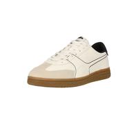 Sneaker ELLESSE "Cody", Herren, Gr. 45, weiß (weiß, schwarz), Lederimitat, Rindsleder, Schuhe Sneaker, in dezentem Retro-Charme (18363958-45) weiß, schwarz