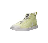 Sneaker ETHLETIC "Active Hi Cut", Herren, Gr. 37, gelb (lime gelb, just weiß), Obermaterial: 100% Baumwolle. Futter: 100% Baumwolle. Decksohle: 100% Baumwolle. Sohle: 100% Naturkautschuk, Schuhe Sneak