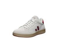 Sneaker ETHLETIC "Jesse", Gr. 41, weiß (chalk weiß, true blood), Obermaterial: 55% Polyurethan, 45% Polyester; Futter: 100% Polyester; Decksohle: 100% Polyester; Sohle: Naturkautschuk, Schuhe, recycle