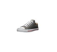 Sneaker ETHLETIC "Trainer White Cap Lo Cut", Damen, Gr. 36, grau (donkey grau, just weiß), Obermaterial: 100% Baumwolle; Sohle: 100% Naturkautschuk, Schuhe Sneaker, Keine Angabe (68703824-36) donkey g