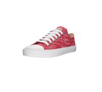 Sneaker ETHLETIC "Trainer White Cap Lo Cut", Damen, Gr. 38, rot (rot melange, just weiß), Obermaterial: 100% Baumwolle. Sohle: 100% Naturkautschuk, Schuhe Sneaker, Keine Angabe (14259846-38) rot melan