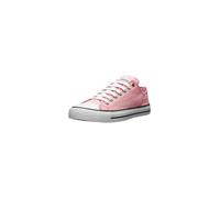 Sneaker ETHLETIC "Trainer White Cap Lo Cut", Damen, Gr. 39, rosa (strawberry pink p, just weiß), Obermaterial: 100% Baumwolle; Sohle: 100% Naturkautschuk, Schuhe Sneaker, Keine Angabe (58666560-39) st