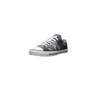 Sneaker ETHLETIC "Trainer White Cap Lo Cut", Damen, Gr. 40, blau (camou blau, just weiß), Obermaterial: 100% Baumwolle. Sohle: 100% Naturkautschuk, Schuhe Sneaker, Keine Angabe (23699964-40) camou bla