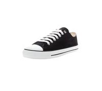 Sneaker ETHLETIC "Trainer White Cap Lo Cut", Damen, Gr. 44, schwarz-weiß (jet schwarz, just weiß), Obermaterial: 100% Baumwolle. Sohle: 100% Naturkautschuk, Schuhe Sneaker, Keine Angabe (36656831-44) 