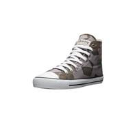 Sneaker ETHLETIC "White Cap Hi Cut", Damen, Gr. 36, grün (camou grün, just weiß), Obermaterial: 100% Baumwolle. Futter: 100% Baumwolle. Decksohle: 100% Baumwolle. Sohle: 100% Naturkautschuk, Schuhe Sn
