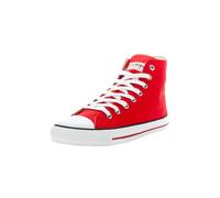 Ethletic Fair Trainer White Cap Hi Cut 36 cranberry red | just white