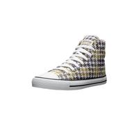 Sneaker ETHLETIC "White Cap Hi Cut", Damen, Gr. 45, grün (tweedgrün, just weiß), Obermaterial: 100% Baumwolle; Futter: 100% Baumwolle; Decksohle: 100% Baumwolle; Sohle: 100% Naturkautschuk, Schuhe Sne