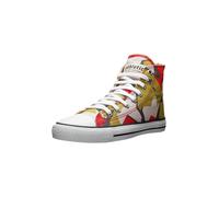 Sneaker ETHLETIC "White Cap Hi Cut", Damen, Gr. 45, rot (camou rot, just weiß), Obermaterial: 100% Baumwolle. Futter: 100% Baumwolle. Decksohle: 100% Baumwolle. Sohle: 100% Naturkautschuk, Schuhe Snea