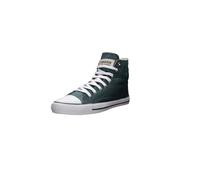 Sneaker ETHLETIC "White Cap Hi Cut", Damen, Gr. 46, grün (fir tree grün p, just weiß), Obermaterial: 100% Baumwolle; Futter: 100% Baumwolle; Decksohle: 100% Baumwolle; Sohle: 100% Naturkautschuk, Schu
