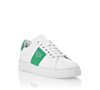 Sneaker PHILIPP PLEIN "Sneaker", Damen, Gr. 41, Normalschaft, 0105, weiß, grün, Schuhe Sneaker (76542149-41) 0105, weiß, grün