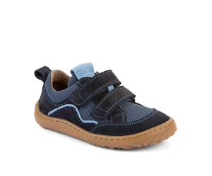 Sneaker FRODDO "Barefoot Base", Mädchen, Gr. 30, dunkelblau, Leder, Textil, Schuhe Sneaker, Klettschuh, Freizeitschuh, Barfußschuh mit Klettverschluss (83154629-30) dunkelblau